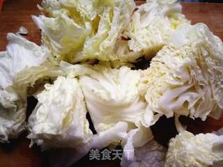 夏日の懒人餐:白菜炖牛肉丸的做法步骤:3