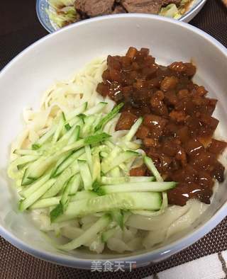 土豆海参打卤面的做法步骤:10