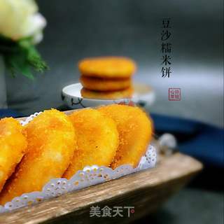 夏日懒人早餐:豆沙糯米饼的做法步骤:12