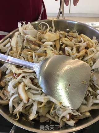 平菇下饭菜的做法步骤:5