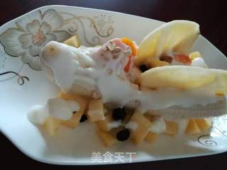 香蕉船的做法步骤:8
