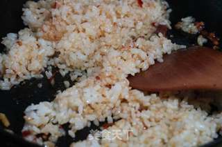 郫县豆瓣炒饭的做法步骤:6