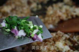 郫县豆瓣炒饭的做法步骤:9