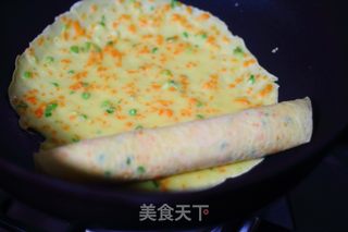 青蒜胡萝卜鸡蛋饼的做法步骤：11