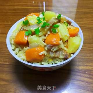 土豆焖饭的做法步骤:19