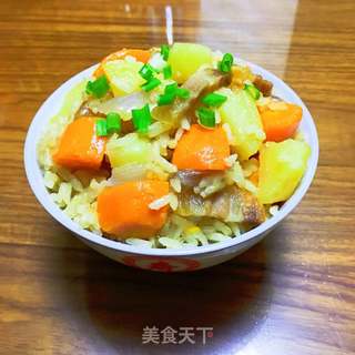 土豆焖饭的做法步骤:20