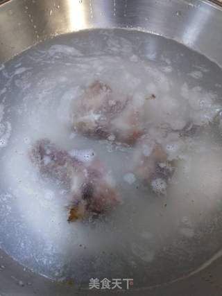 薰排芥菜粥的做法步骤:4