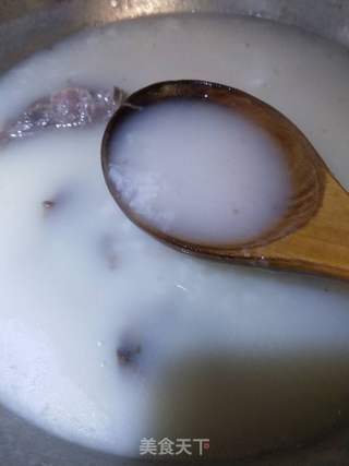 薰排芥菜粥的做法步骤:5