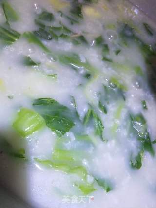 薰排芥菜粥的做法步骤:7