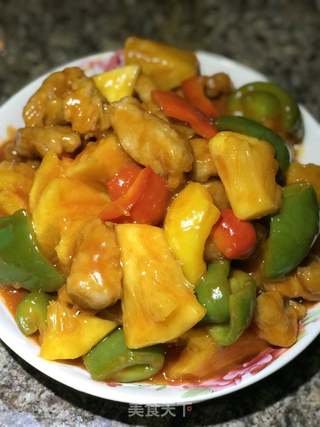 菠萝咕噜肉的做法步骤:17