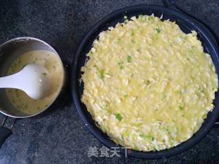 剩饭摊饼的做法步骤:2