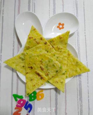 剩饭摊饼的做法步骤:4