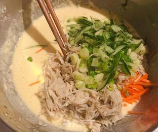 时蔬煎饼的做法步骤:4