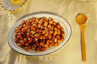 油炸花生米的做法步骤:6