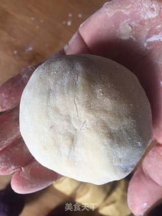 虎皮饽饽(紫薯电饼档版)的做法步骤:7