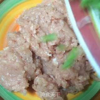 猪肉馅水煎包的做法步骤:5