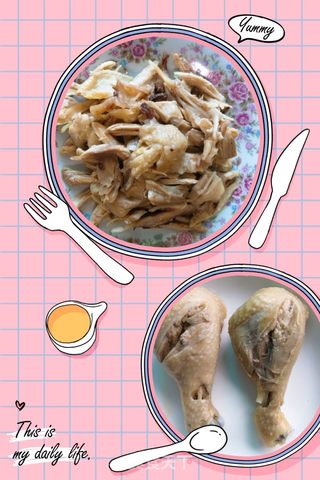 美食“鸡丝凉面的做法步骤:3