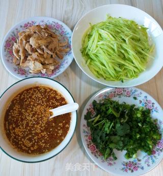 美食“鸡丝凉面的做法步骤:9