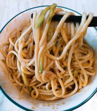 美食“鸡丝凉面的做法步骤:14