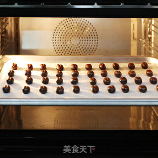 咖啡豆豆饼的做法步骤:9