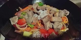 香辣牛腩方的做法步骤:7