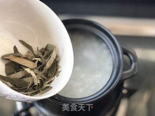 荷叶粳米粥的做法步骤：7