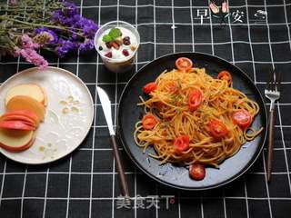 意面的做法步骤:7