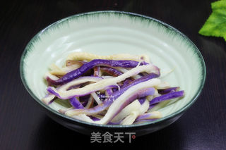 凉拌香辣茄子的做法步骤:4