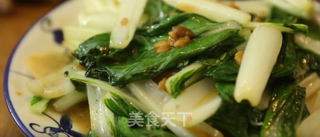 潮音潮人：普宁豆酱炒小白菜的做法步骤：3