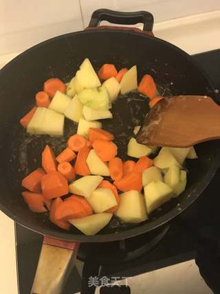 海鲜咖喱意面的做法步骤:9