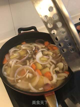 海鲜咖喱意面的做法步骤:14