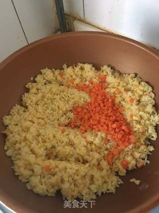 什锦黄金炒饭的做法步骤:6