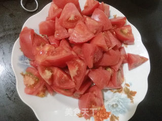 西红柿鸡蛋面的做法步骤:2