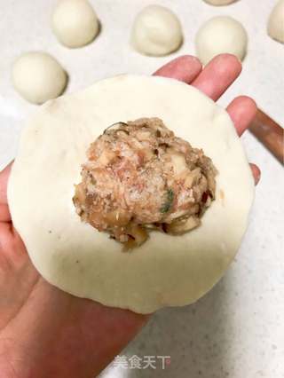 香菇肉包的做法步骤:10