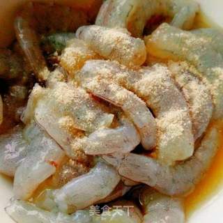 虾仁炒饭的做法步骤:4