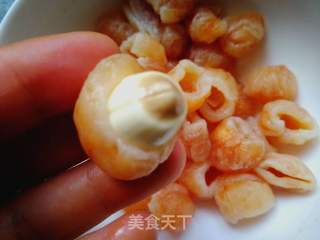 南瓜蒸莲子的做法步骤:7