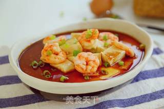 虾仁豆腐蒸水蛋的做法步骤:10