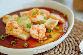 虾仁豆腐蒸水蛋的做法步骤:11