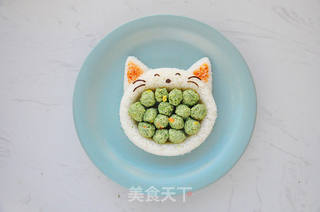 大嘴吃饭的猫的做法步骤:8