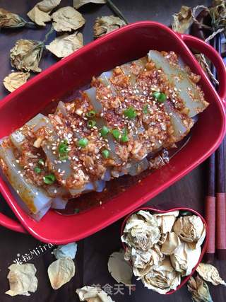 酸辣浇汁凉粉的做法步骤:8