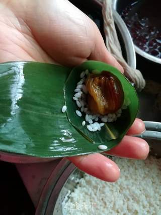 红芸豆蜜枣粽子的做法步骤:5
