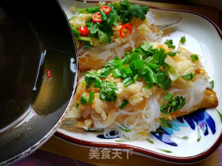 蒜蓉粉丝烤冰鱼的做法步骤:9