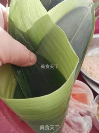 绿豆红枣粽的做法步骤:7