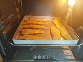 脆烤冰鱼柳的做法步骤:11