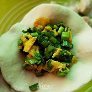 韭菜鸡蛋煎饼的做法步骤:10