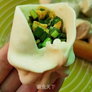 韭菜鸡蛋煎饼的做法步骤:11
