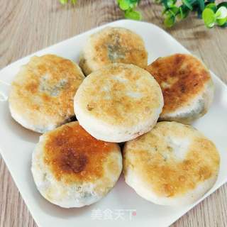 韭菜鸡蛋煎饼的做法步骤:17