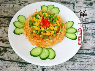 雀巢玉米的做法步骤:13