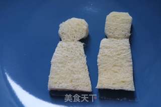 萌狗狗土司的做法步骤:3
