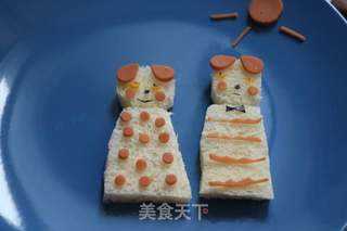 萌狗狗土司的做法步骤:5